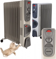 Olejový elektrický ohřívač NIKURA 11 žeber