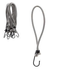 Sada elastických upínacích gum s háčky 25 cm, průměr 6 mm (25 ks)