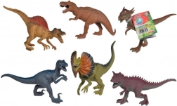 Gumový dinosaurus 17–22 cm, sada 6 druhů