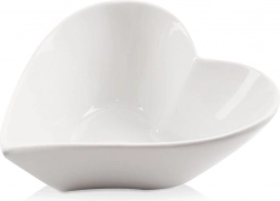 Porcelánová miska ve tvaru srdce 13 × 11 cm, 180 ml