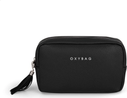 Kosmetická taška Emily z kůže černá