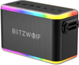 Bezdrátový reproduktor Blitzwolf s RGB podsvícením 80W