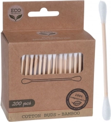 Bambusové kosmetické tyčinky biodegradovatelné 200 ks
