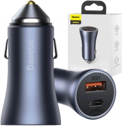 Nabíječka do auta Baseus s USB a USB-C, 40W