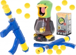 Hladová kachna – střelecká hra s pistolí a pěnovými kuličkami