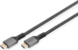 Prémiový kabel HDMI 2.1 ultra high speed 8K 60 Hz, 1 m, černý