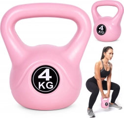 Kettlebell 4 kg růžový MODERNHOME