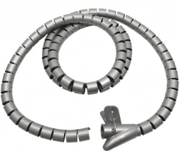 Organizátor kabelů Maclean stříbrný