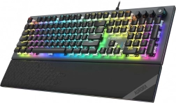 Herní klávesnice AURORA K-5 s RGB podsvícením a červenými spínači
