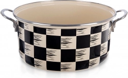 Emaliovaný hrnec Šachovnice 26 cm, 5 l