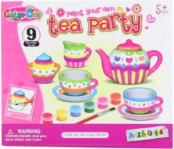Malování keramického čajového setu pro děti