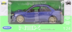 Kovový model Subaru Impreza WRX STI 1:24 s otevíracími díly