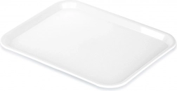 Plastový servírovací tác bílý 45,5 × 35,5 cm