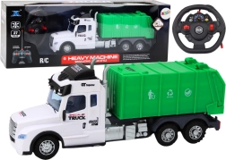 Zelené RC auto na dálkové ovládání s efekty