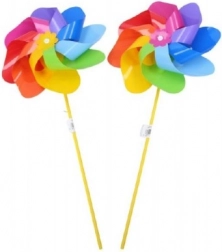 Větrník duha – barevná zahradní dekorace