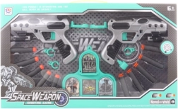 Sada vesmírných pistolí na pěnové náboje pro děti 6+