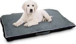 Polstrovaný pelíšek pro psa L s protiskluzovým dnem a rukojetí