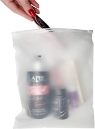 Matné uzavíratelné sáčky se zipem 250 × 300 mm, 50 ks