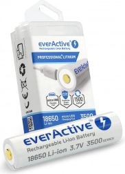 Akumulátor EverActive 18650 s micro USB 3500mAh