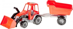 Dětský traktor s nakladačem a vlečkou