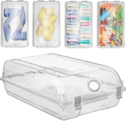 Uzavíratelný průhledný box na boty 33 × 19 × 10 cm