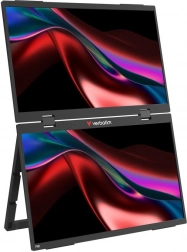 Duální přenosný dotykový monitor 2× 15,6" Full HD 60 Hz