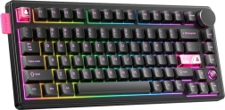 Mechanická herní klávesnice onikuma mt706, bezdrátová i kabelová, rgb, czerná