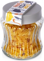 Skleněná dóza na sypké potraviny 900 ml