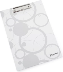 Psací podložka A4 s laminací bílá Černá a Bílá