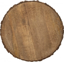 Dřevěná prkénka a servírovací tác z manga 39 cm