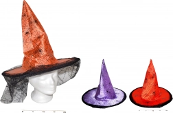 Čarodějnický klobouk 41x35 cm
