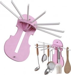 Skládací nástěnný věšák na ručníky a nádobí