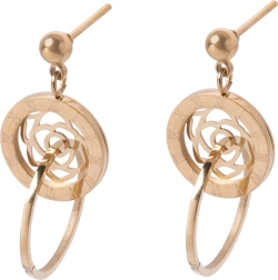 Visací náušnice Xuping s kruhy ve zlaté barvě