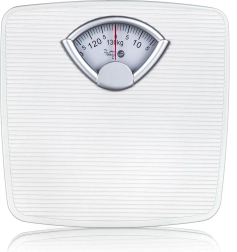 mechanická osobní váha 130 kg v bílé barvě PU-07