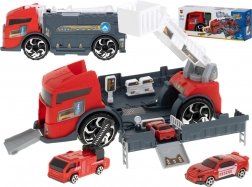 Hasičský kamion - Transportér a parkovací hračka