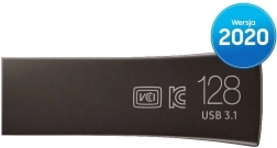 USB flash disk BAR Plus 128 GB, USB 3.1, titanově šedý