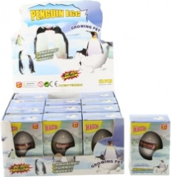 Vajíčko s rostoucím tučňákem do vody