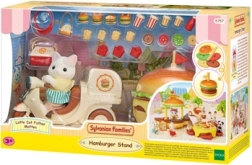 Sylvanian Families mobilní restaurace hamburger s figurkou Latte Cat