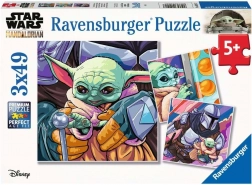 Ravensburger puzzle STAR WARS: The Mandalorian 3×49 dílků