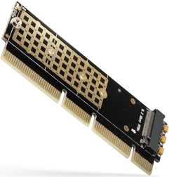 AXAGON PCEM2-1U interní PCIe adaptér pro M.2 NVMe SSD (1U, M-key, PCIe x4/x8/x16)