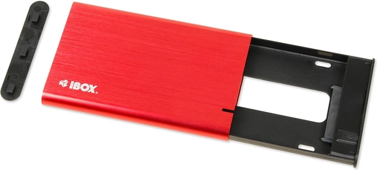 ibox hd-05 2.5" externí box usb 3.1 gen 1 – červený