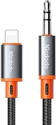Audio kabel Mcdodo Lightning na 3,5mm AUX, 1,8 m, černý
