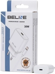 Síťová nabíječka 30W GaN USB‑C s kabelem Lightning – Bílá