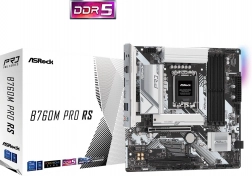 asrock b760m pro rs (s1700, ddr5, dp/hdmi, matx) základní deska