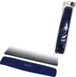 Gelová podložka pod klávesnici modrá