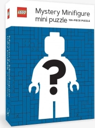 Puzzle LEGO tajemná minifigurka 126 dílků – Modrá