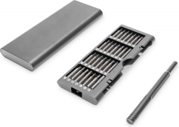 Přesná sada šroubováků 57 v 1 DIGITUS v hliníkovém pouzdře