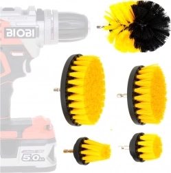 Víceúčelové nástavce na vrtačku pro čištění, sada 5 kusů