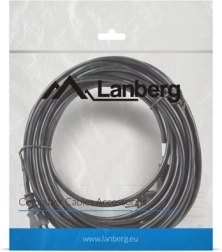 Napájecí kabel LANBERG CEE 7/7 – IEC 320 C13, VDE, 10 m, černý