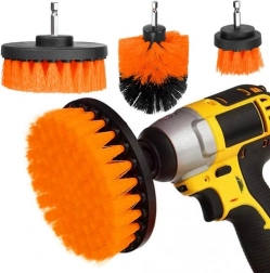 Sada čistících kartáčů na vrtačku – 4 ks